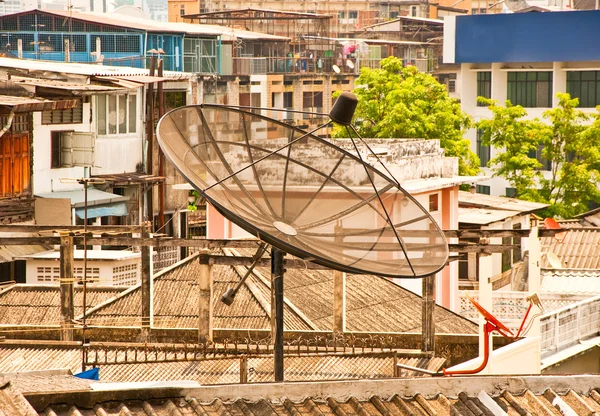The Satelite dish in town — Stock Photo, Image