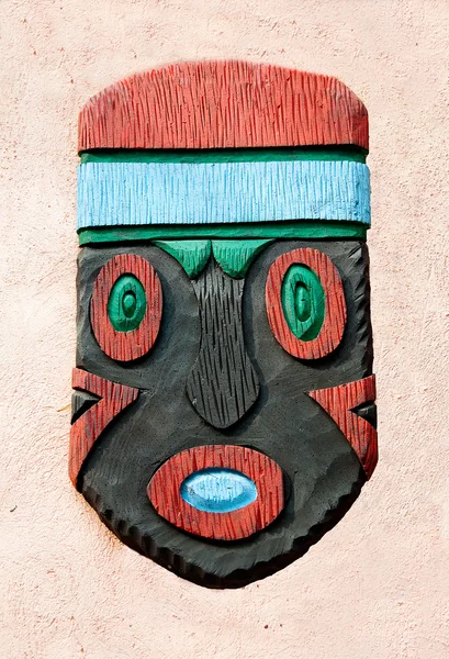 A máscara africana decorativa — Fotografia de Stock