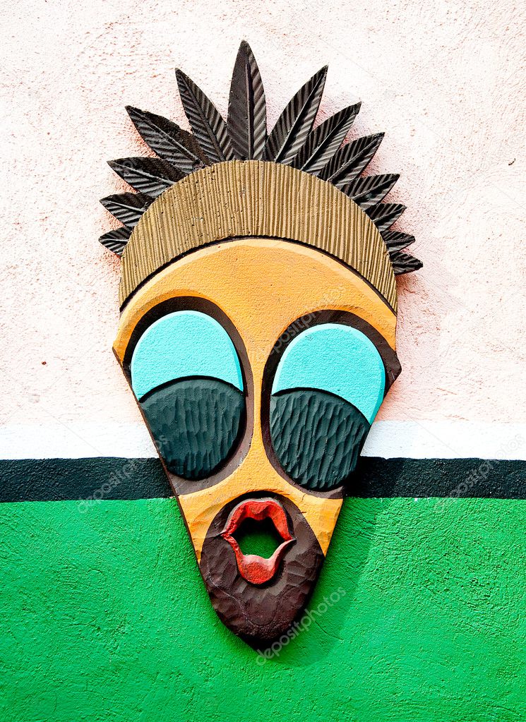 The Decorative African mask