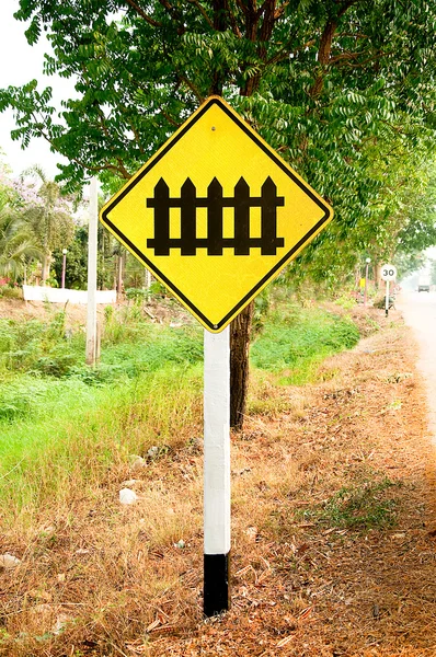 The Sign of railway track — Stock Photo, Image
