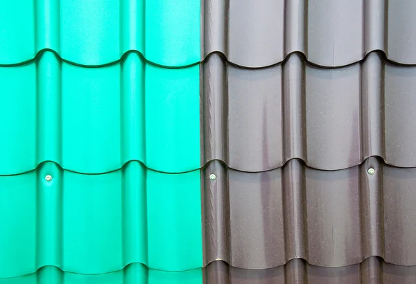 stock image The Colorful roof metal