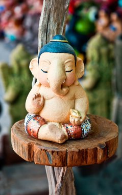 The Sculpture of ganesha clipart