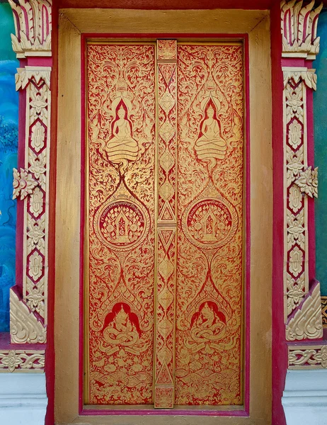 L'art de la porte dans le temple — Photo