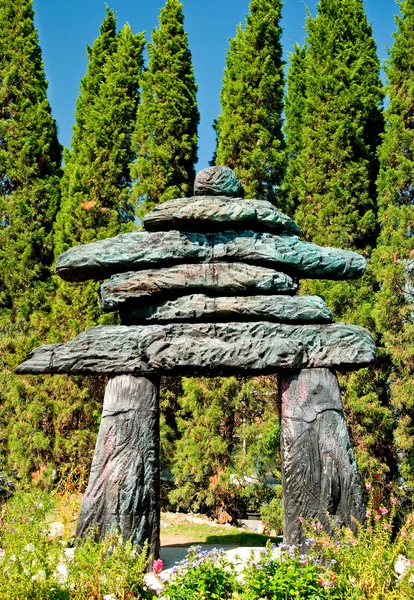 The Ancient rock door — Zdjęcie stockowe