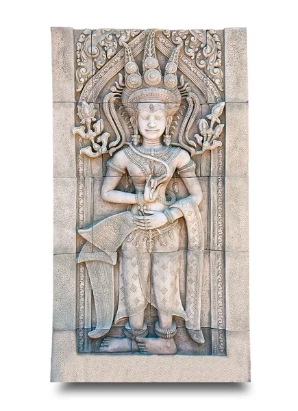 Skulptur sandsten av ängel — Stockfoto