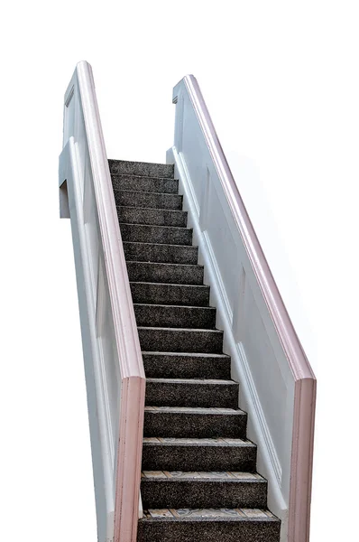 A lépcsőház szabadtéri elszigetelt fehér background — Stock Fotó