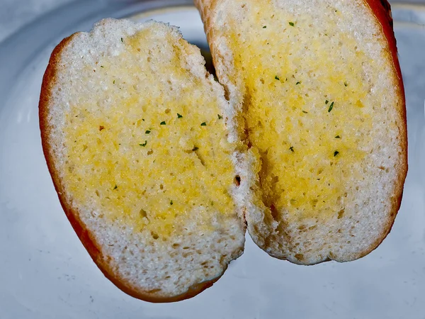 Sarımsaklı ekmek — Stok fotoğraf
