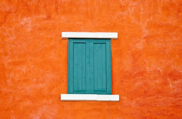 The Old window on wall — Stock Photo, Image