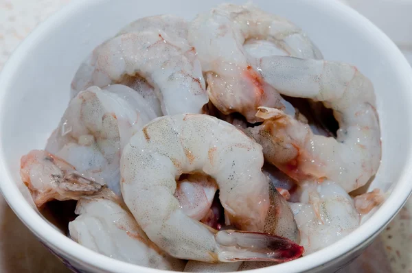 The Raw of shrimps — Stock Photo, Image