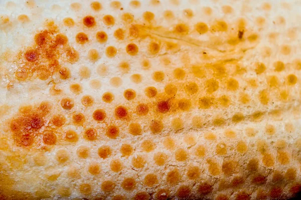 O close-up da textura do pão torrado — Fotografia de Stock