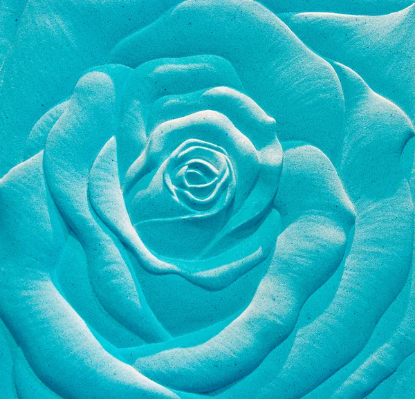系玫瑰的雕塑砂岩 — 图库照片