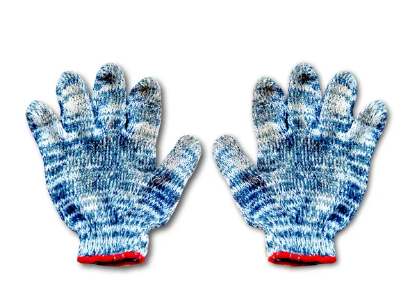 The Stripped gloves isolated on white background — Stock Photo, Image