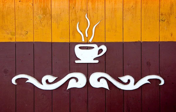 The Symbol a cup of coffee — Stock Photo, Image