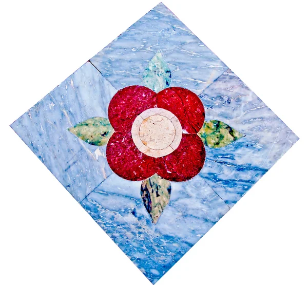Eski Seramik döşeme arka planı renkli — Stok fotoğraf