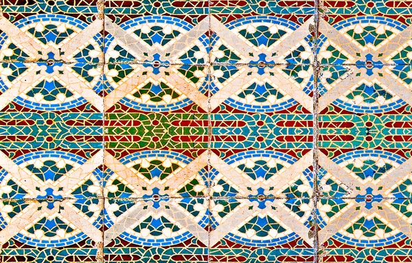 Τα πολύχρωμα από παλαιό κεραμικό δάπεδο φόντου — Φωτογραφία Αρχείου