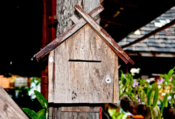 De oude houten Postvak — Stockfoto