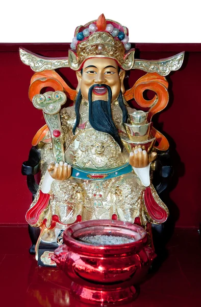 El Dios de la riqueza rico y la prosperidad estilo chino — Foto de Stock