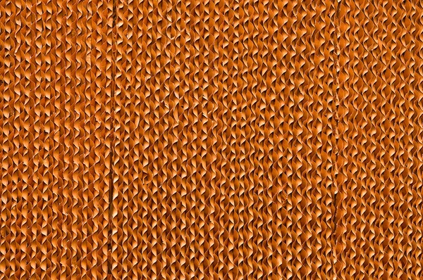 A textura de fundo de papelão corrugado marrom — Fotografia de Stock