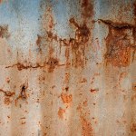 The Rusty corrugated metal texture background — Stock Photo