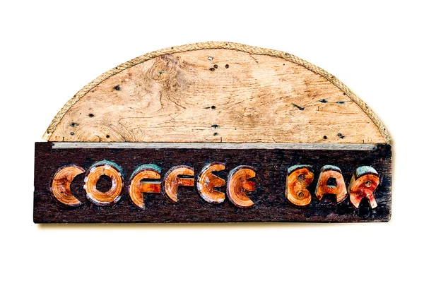 Symbol šálek kávy izolovaných na bílém pozadí — Stock fotografie
