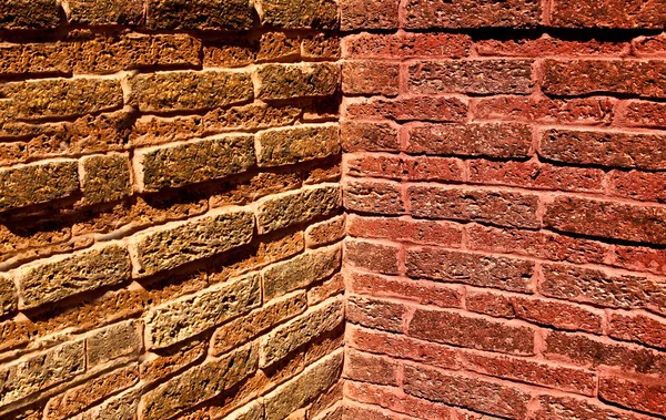 Die Perspektive alte Mauer — Stockfoto