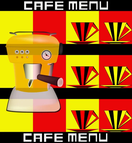 Café _ déco _ 3 — Image vectorielle
