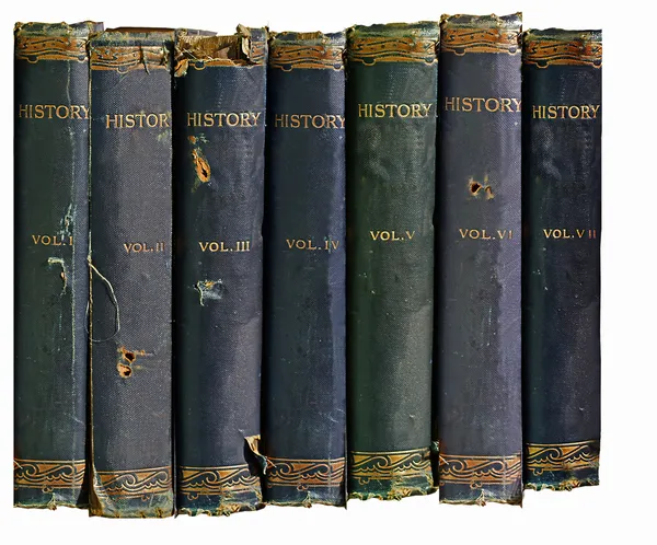 Книги истории — стоковое фото