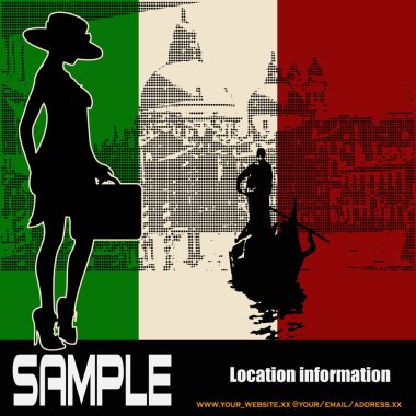 Venetian Travel Background clipart