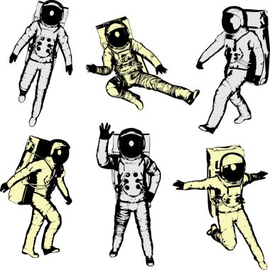 Astronauts clipart