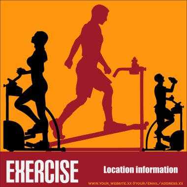 Exercise Flyer clipart