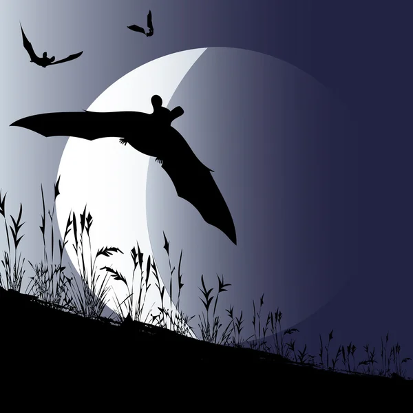 Księżyc nietoperz — Wektor stockowy
