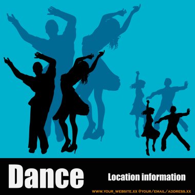 Dance Club Flyer clipart