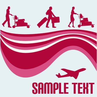 Air Travel Flyer clipart