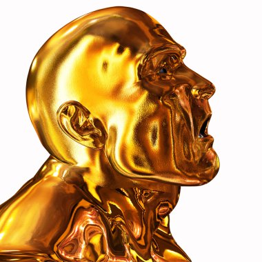 Golden Head clipart