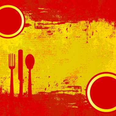 Spanish Menu template clipart