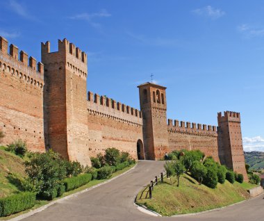 Town Walls of Gradara, La Marche, Italy clipart