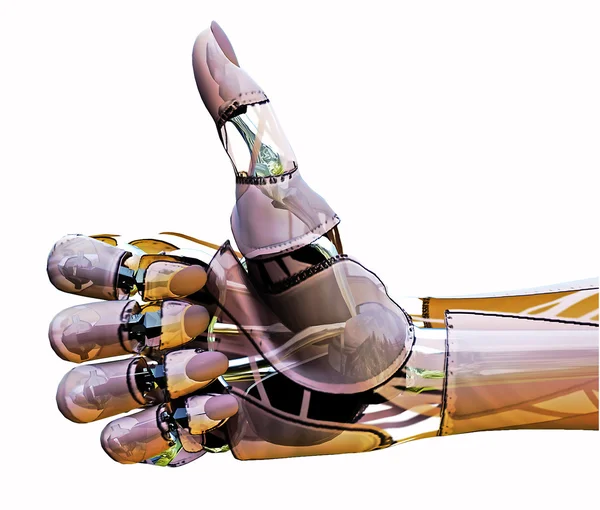 Android kciuki — Zdjęcie stockowe