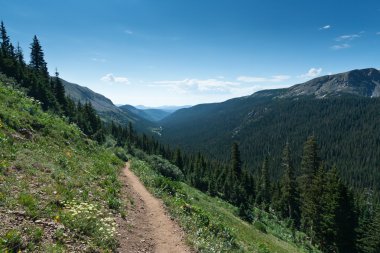 Colorado Mountain Trail clipart