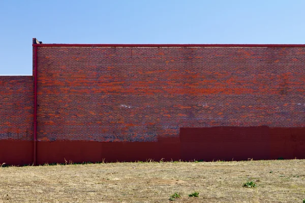 Prázdné cihlová zeď — Stock fotografie