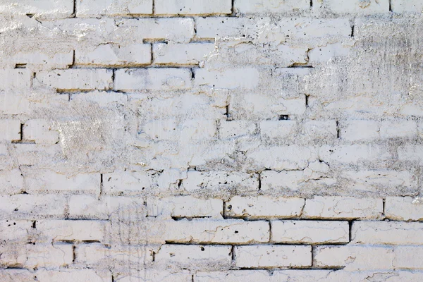 Beyaz tuğla duvar arka plan deseni — Stok fotoğraf