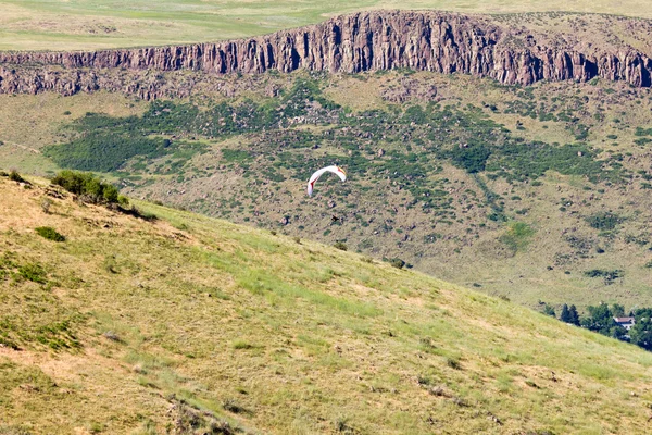 Parapente sobre o Colorado Front Range Fotos De Bancos De Imagens