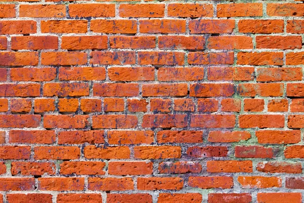 Granica z czerwonej cegły ściany tekstura tło — Zdjęcie stockowe