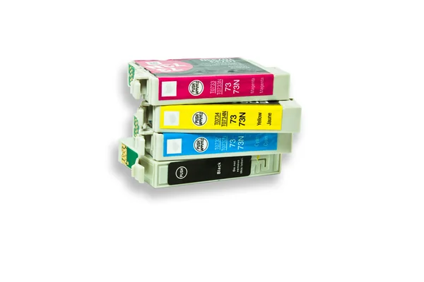 stock image Four-color ink cartridge.