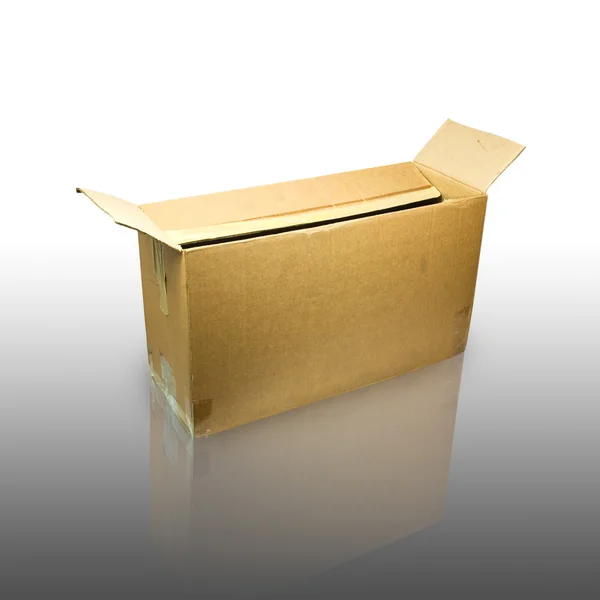 Brown box. — Stock Photo, Image
