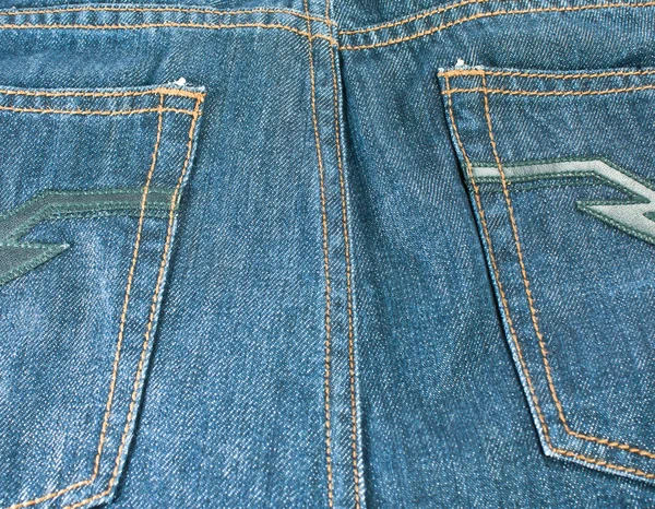 Мужские синие джинсы . Лицензионные Стоковые Фото
