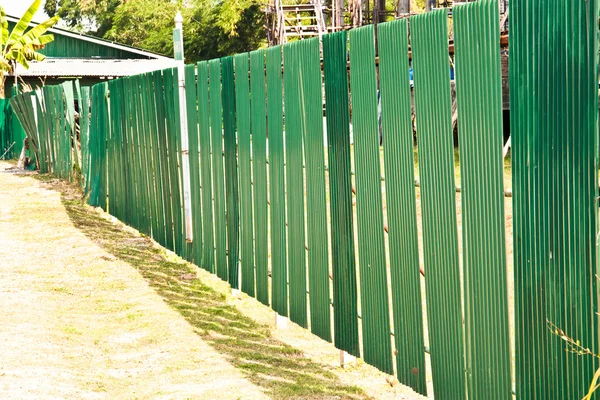Pozinkované plot. — Stock fotografie