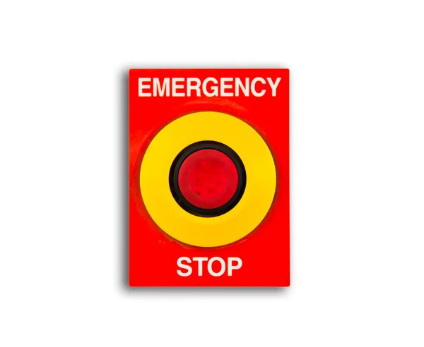 Notfall und Stopp — Stockfoto
