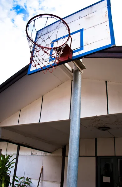 Basketball hoop. — Stock Photo, Image