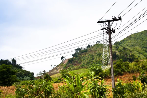 Poste électricité — Photo