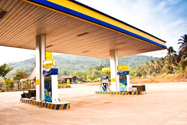Distributore di benzina . Immagine Stock